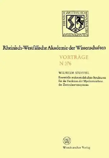 Cover of Rheinisch-Westfälische Akademie Der Wissenschaften