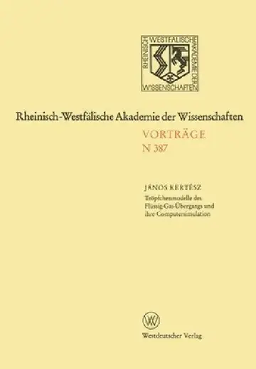 Cover of Tröpfchenmodelle des Flüssig-Gas-Übergangs und ihre Computersimulation
