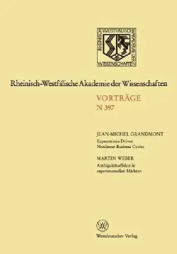 Cover of Rheinisch-Westfälische Akademie Der Wissenschaften