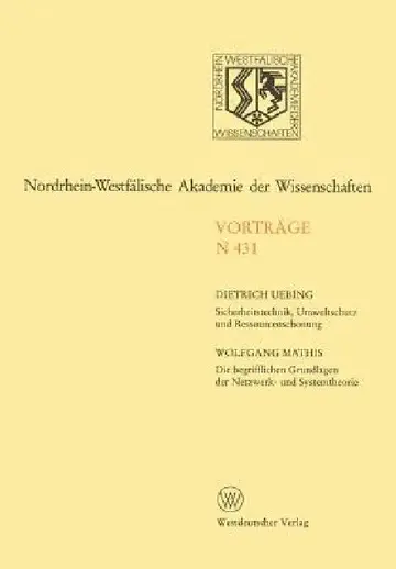 Cover of Nordrhein-Westfälische Akademie Der Wissenschaften