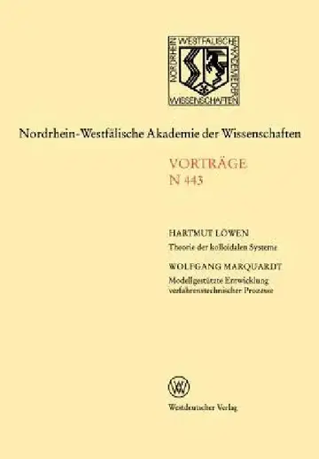 Cover of Nordrhein-Westfälische Akademie Der Wissenschaften