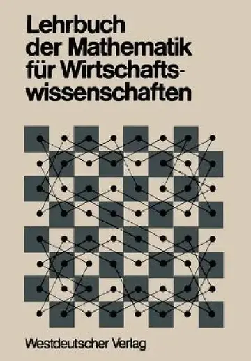 Cover of Lehrbuch Der Mathematik Für Wirtschaftswissenschaften