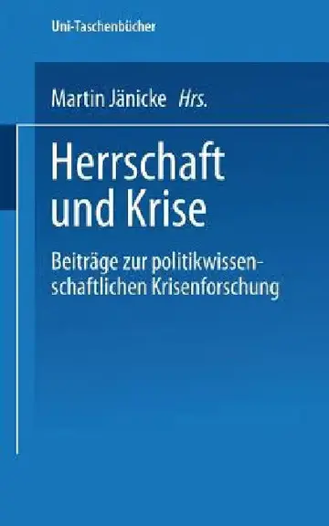 Cover of Herrschaft Und Krise