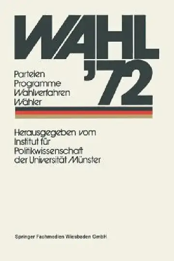 Cover of Wahl '72