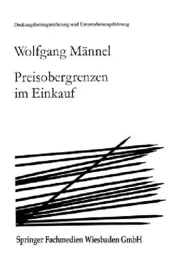 Cover of Preisobergrenzen Im Einkauf
