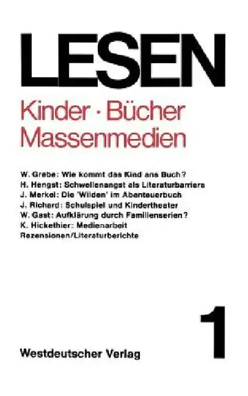 Cover of Kinder -- Bücher -- Massenmedien