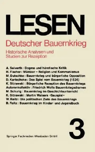 Cover of Deutscher Bauernkrieg