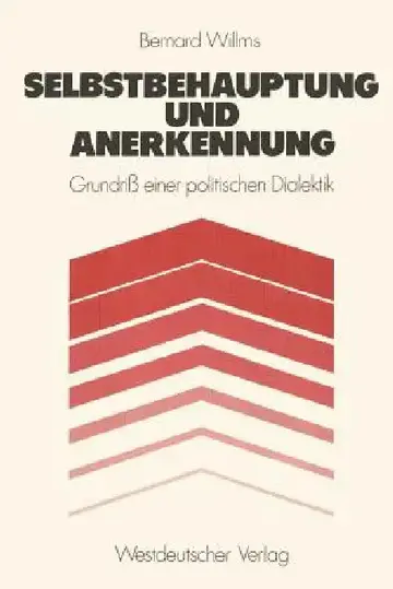 Cover of Selbstbehauptung Und Anerkennung
