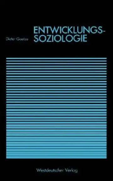 Cover of Entwicklungssoziologie