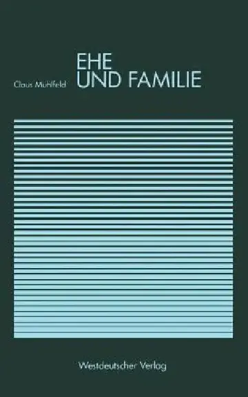 Cover of Ehe Und Familie