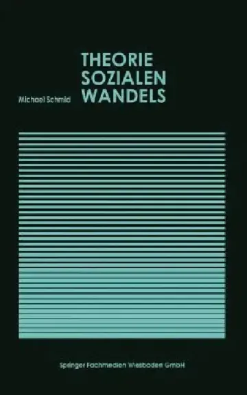 Cover of Theorie Sozialen Wandels
