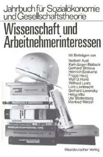 Cover of Wissenschaft Und Arbeitnehmerinteressen