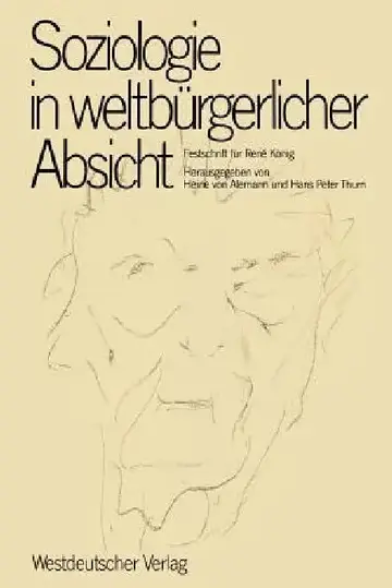 Cover of Soziologie in Weltbürgerlicher Absicht