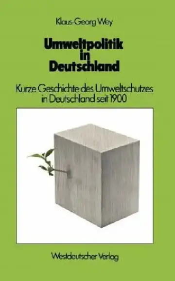 Cover of Umweltpolitik in Deutschland