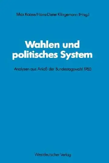 Cover of Wahlen Und Politisches System