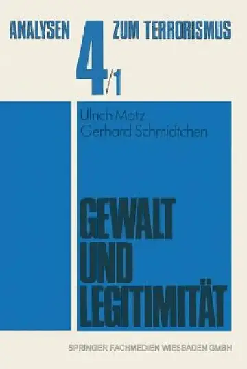 Cover of Gewalt Und Legitimität