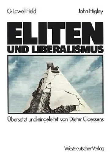 Cover of Eliten Und Liberalismus