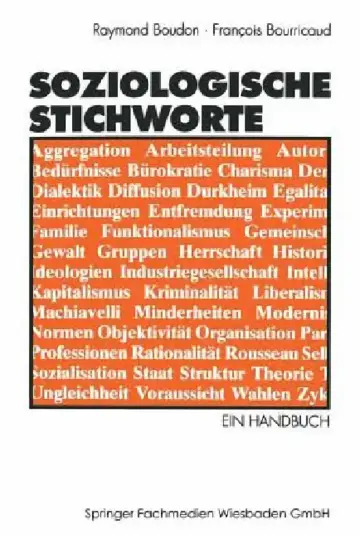 Cover of Soziologische Stichworte