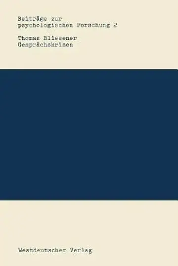 Cover of Gesprächskrisen