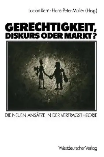 Cover of Gerechtigkeit, Diskurs Oder Markt?