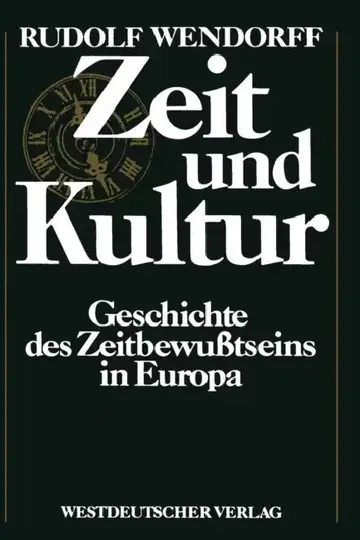 Cover of Zeit Und Kultur