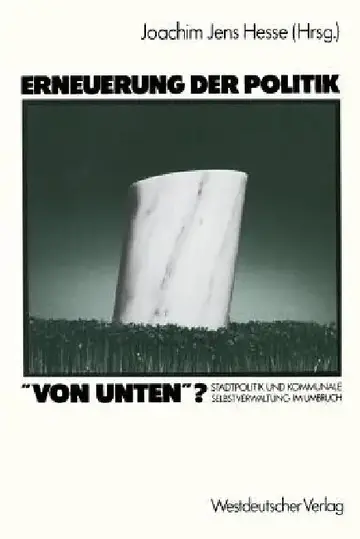 Cover of Erneuerung Der Politik "Von Unten"?