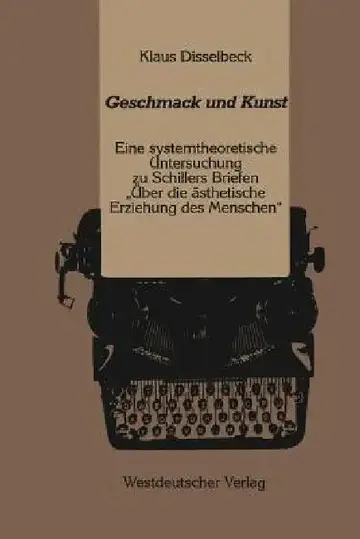 Cover of Geschmack Und Kunst