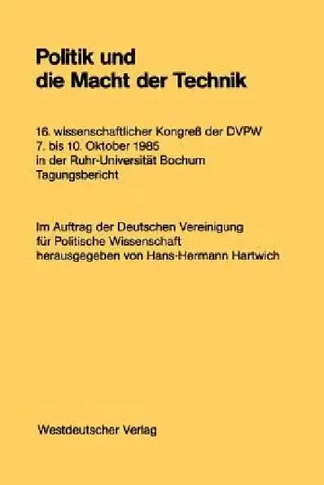Cover of Politik Und Die Macht Der Technik