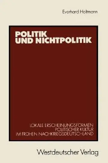 Cover of Politik Und Nichtpolitik