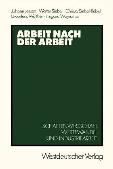 Cover of Arbeit Nach Der Arbeit