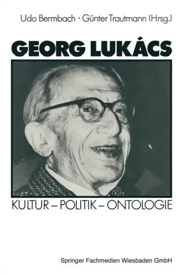 Cover of Georg Lukács