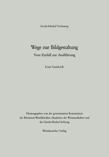 Cover of Wege Zur Bildgestaltung
