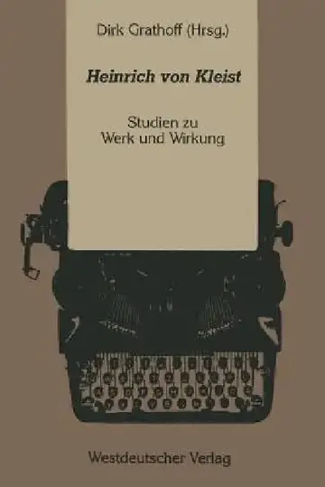 Cover of Heinrich Von Kleist