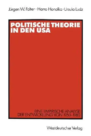 Cover of Politische Theorie in Den USA