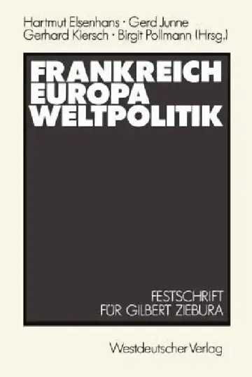 Cover of Frankreich -- Europa -- Weltpolitik