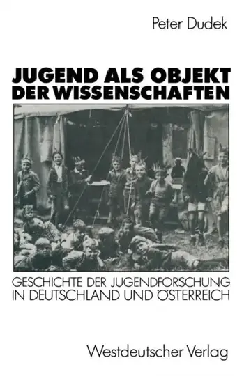 Cover of Jugend ALS Objekt Der Wissenschaften