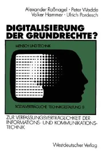 Cover of Digitalisierung Der Grundrechte?