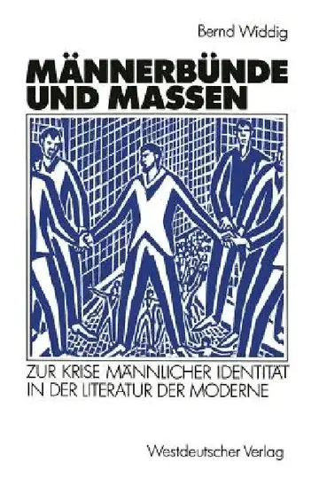 Cover of Männerbünde Und Massen
