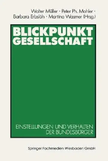 Cover of Blickpunkt Gesellschaft