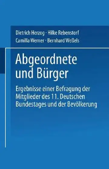 Cover of Abgeordnete Und Bürger