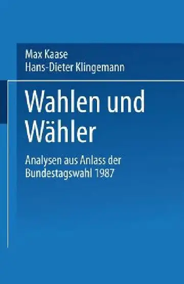 Cover of Wahlen Und Wähler