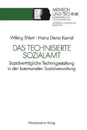 Cover of Das Technisierte Sozialamt