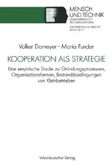 Cover of Kooperation ALS Strategie