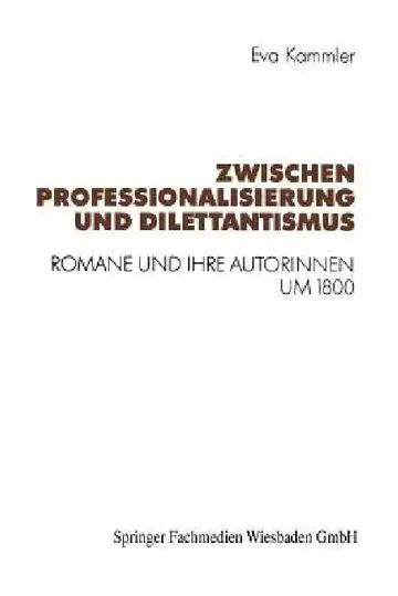 Cover of Zwischen Professionalisierung Und Dilettantismus