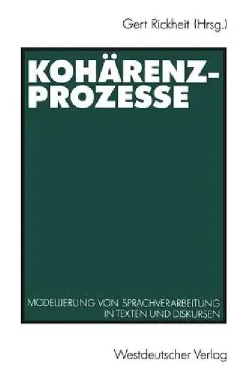 Cover of Kohärenzprozesse