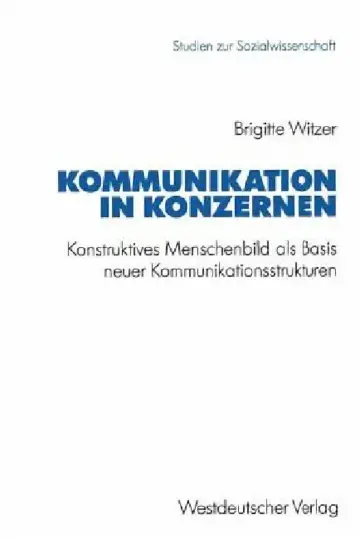 Cover of Kommunikation in Konzernen