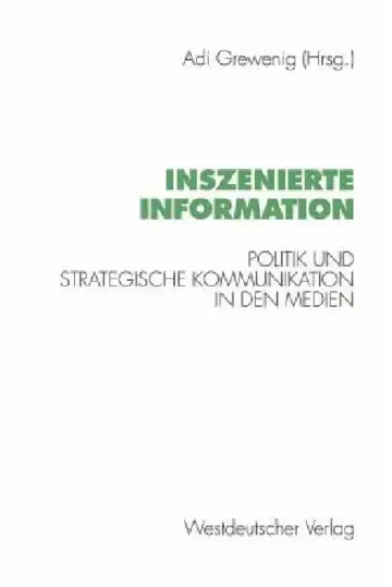 Cover of Inszenierte Information
