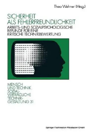 Cover of Sicherheit ALS Fehlerfreundlichkeit