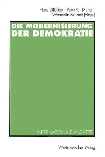 Cover of Die Modernisierung Der Demokratie