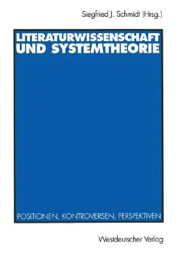 Cover of Literaturwissenschaft Und Systemtheorie